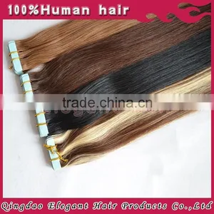 Express Blue Tape Hair Extension,100% Brazilian Remy Hair Extension Wholesale thumbnail-2