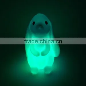 Cute Design Long Ear Plastic Rabbit Toys For Decoration French Lop Shaped Baby LED Night Light Toys thumbnail-5
