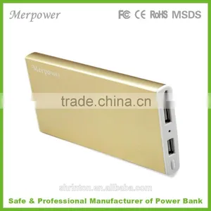 Slim Dual USB Outputs 5V 2A Power Bank Charger 7000mah thumbnail-4