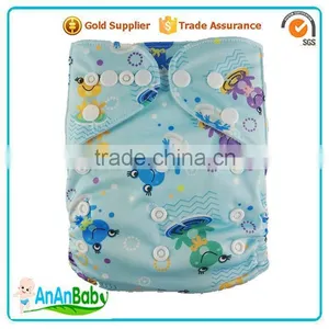 AnAnBaby Unisex Underwear Fitted Cloth Diaper Modern Kids Nappies thumbnail-4