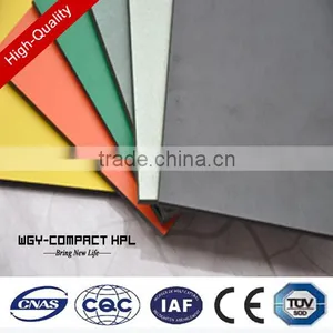China Whole Sale 6mm Gloss Surface Good Intensity Hpl Laminate White Board thumbnail-4