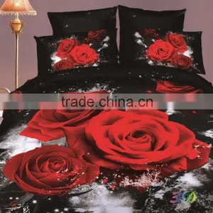 Trade Assurance 100cotton 143tc 3D Design Good Quality Bed Sheet thumbnail-4