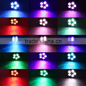 Дешёвая 75W 5 LED DMX512 вращающаяся сценическая светильница RGBW движущаяся головка фонари для сцены thumbnail-6