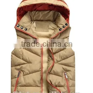 High Quality Winter Custom Padded Jacket Vest thumbnail-2