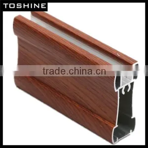 2014 Hot Sale High Quality Wood Color Closet Door Aluminum Profile thumbnail-5
