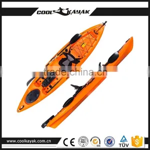 Cool Kayak Brand Fishing Plastic Ocean Kayak Boat thumbnail-1