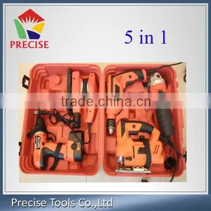 5 in 1 Power Tools Set(cordless Drill,angle Grinder,jig Saw) thumbnail-1