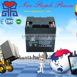 12 Volt AGM Sealed Maintenace Free Battery 12v 22ah 24ah for Solar System UPS thumbnail-1