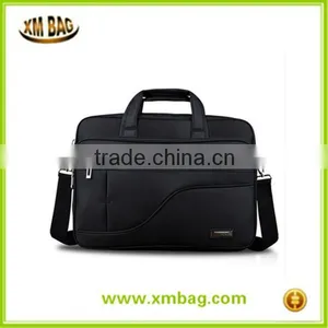 Black Polyester Laptop Messenger Bag Computer Bag Laptop Briefcase thumbnail-2