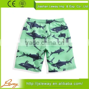 Wholesale Blank Sweat Proof 100% Polyester Swim Shorts Mens Custom Supplier's Choice thumbnail-2