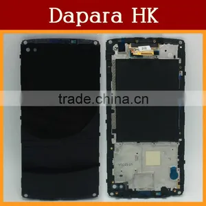 For LG V10 LCD Display Touch Screen With Digitizer Assembly and Bezel Frame Replacement Black thumbnail-1