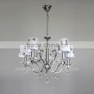 Modern Decoration Chandelier Lightingf &fabric Round Lampshade Pendant Lamp thumbnail-1