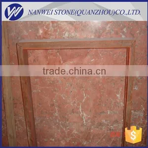Natural Red Color Marble Coral Red Marble Cheap Marble Slabs and Tiles thumbnail-5