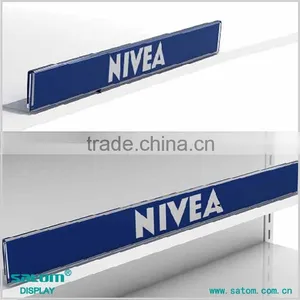 Digital Printing Plastic Label Holders Supermarket Shelf Label Holder Shelf Label Holder thumbnail-1