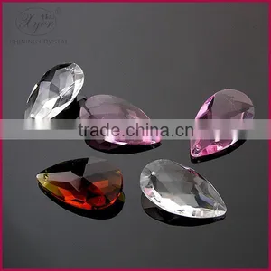 Pink Crystal Beads Wedding Dresses thumbnail-2