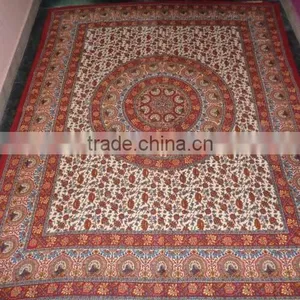Round New Printed Hand Block Tapestry thumbnail-1