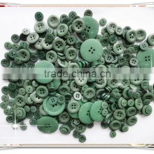 Mix Bright Plastic Resin Color Buttons for Gifts, Craft Making and Scrapbooking,diy Buttons thumbnail-3