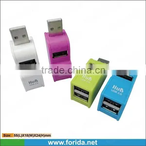 3 Ports Gifts Colorful Computer USB HUB thumbnail-1