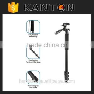 Camera Accessory Lightweight Portable Handheld 67" Monopod With Pan Head thumbnail-1