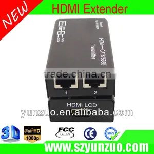 HDMI Extender by Dual Cat5e Cat6 Lan Cable 30m 60m thumbnail-1