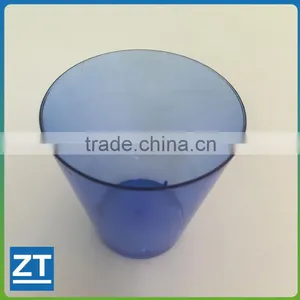 Disposable Plastic 2-oz Blue Shot Glass thumbnail-1