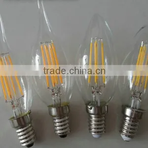 Full Glass 400lm E14 4W Dimmable Led Filament Candle Bulb Quality Choice thumbnail-2