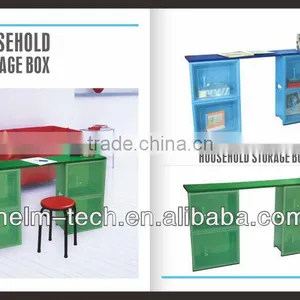 Multifunction Plastic Storage Office Desk thumbnail-1