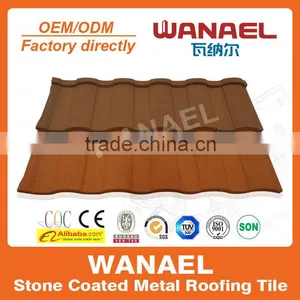 Wanael Fireproof/fire-resistant Stone Coated Metal Roof Tile/roof Gardening thumbnail-3