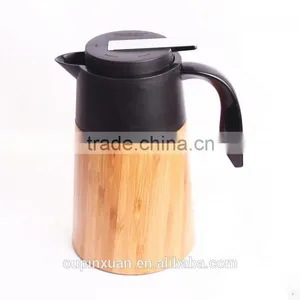 Nature Bamboo Coffee Pot With Seamless Steel,bamboo Drinkware thumbnail-4