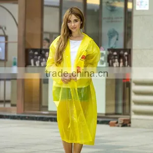 Fashion EVA Travel Thickening Eco-friendly Disposable Raincoat thumbnail-4
