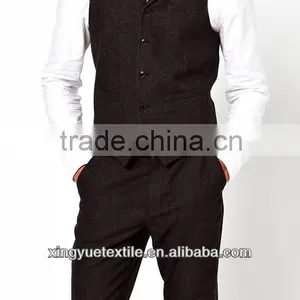 High Quality Woolen Men's Waistcoat Set thumbnail-1