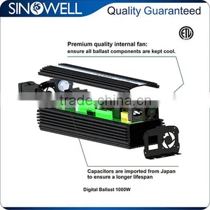 China Honest Manufacturer SINOWELL 400w 600w 1000w Hydroponic Grow Light Air Cooled Ballast thumbnail-3