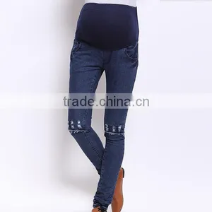 D82516f 2016 Women Pencil Jean Pants Spring Latest Maternity Denim Pants thumbnail-1