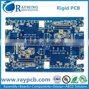 6L Printed Circuit Board Manufacturing Process With Blue Soldermask thumbnail-1