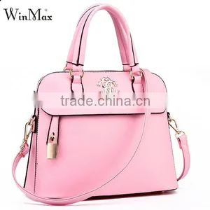 Factory Price PU Lady Hand Bag Women Leather Shoulder Bag thumbnail-4