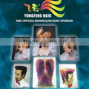 Blonde Long Hair Training Head for Hairdresser 18 Inch to 24 Inch thumbnail-6