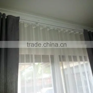 Bintronic Home Curtain Design Motorized Curtain Track System For Ripplefold Curtain Tracks thumbnail-5