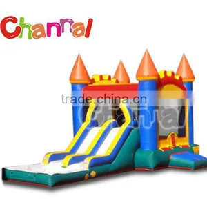 2016 Hot Double Lane Mini Pool Inflatable Bouncing Castle Combo thumbnail-1