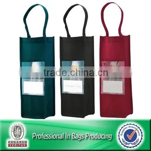 High Quality Custom Cheap Non Woven Wine Bag Bottle Bag thumbnail-1