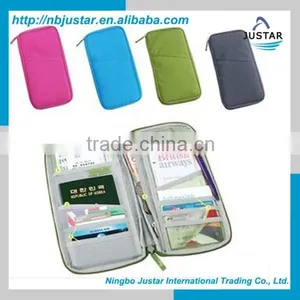Document Holder Type Travel Wallet Multifuctional Card Ticket Passport Holder Purse thumbnail-1