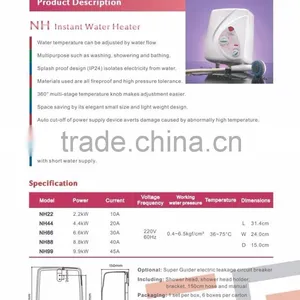 Small Electric Instant Kitchen Water Heater for Shower thumbnail-6