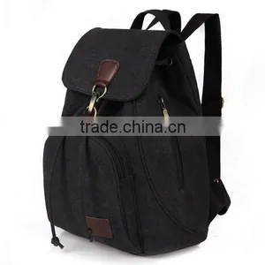 Hot Selling Custom Canvas Drawstring Backpack Bag thumbnail-3