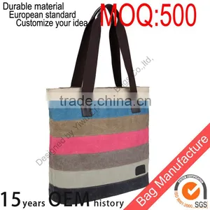 High Quality Recyclable Cotton Carry Bag / Tote Bags for Shopping Women thumbnail-1