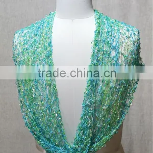 Hand Knitted Mess Loop Scarves Infinity Scarves thumbnail-1