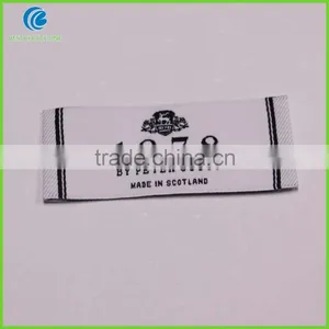 Customized Woven Clothing Labels Size Labels Iron On Backing For Garment Labels thumbnail-5