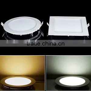 China Best 3W 4W 6W 9W 12W 15W 18W 24W Ultra Thin Square Round LED Panel Light thumbnail-1
