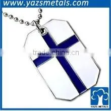 Christian Smooth Surface Thick Dog Tag Stainless Steel thumbnail-1