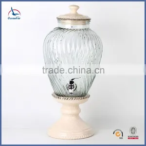 Wholesale Market 10L Glass Dispenser Large Capacity Glass Honey Dispenser thumbnail-1