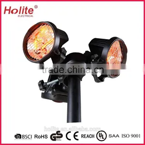 3X500W Garden and Outdoor Patio Heater With Halogen Heating Element thumbnail-1