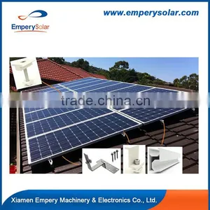 Qualified Extruded Aluminum Solar Panel Mounting Roof Mid Clamps for Home Solar System thumbnail-6